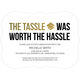 Gold and Black Tassle Hassle Graduation Invitations Image 3 of 5